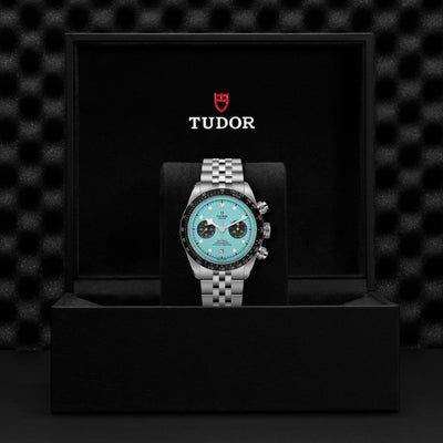 TUDOR Black Bay Chrono "Flamingo Blue"