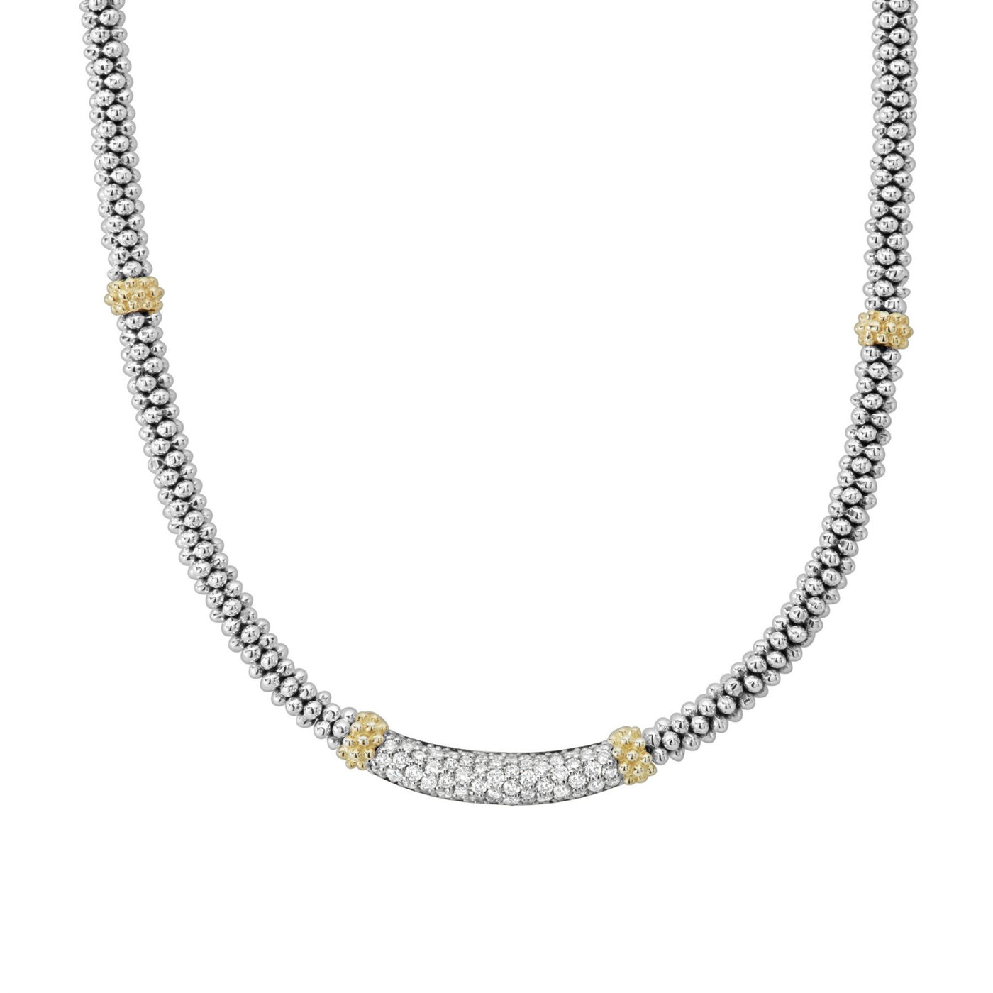 Caviar Diamond Necklace