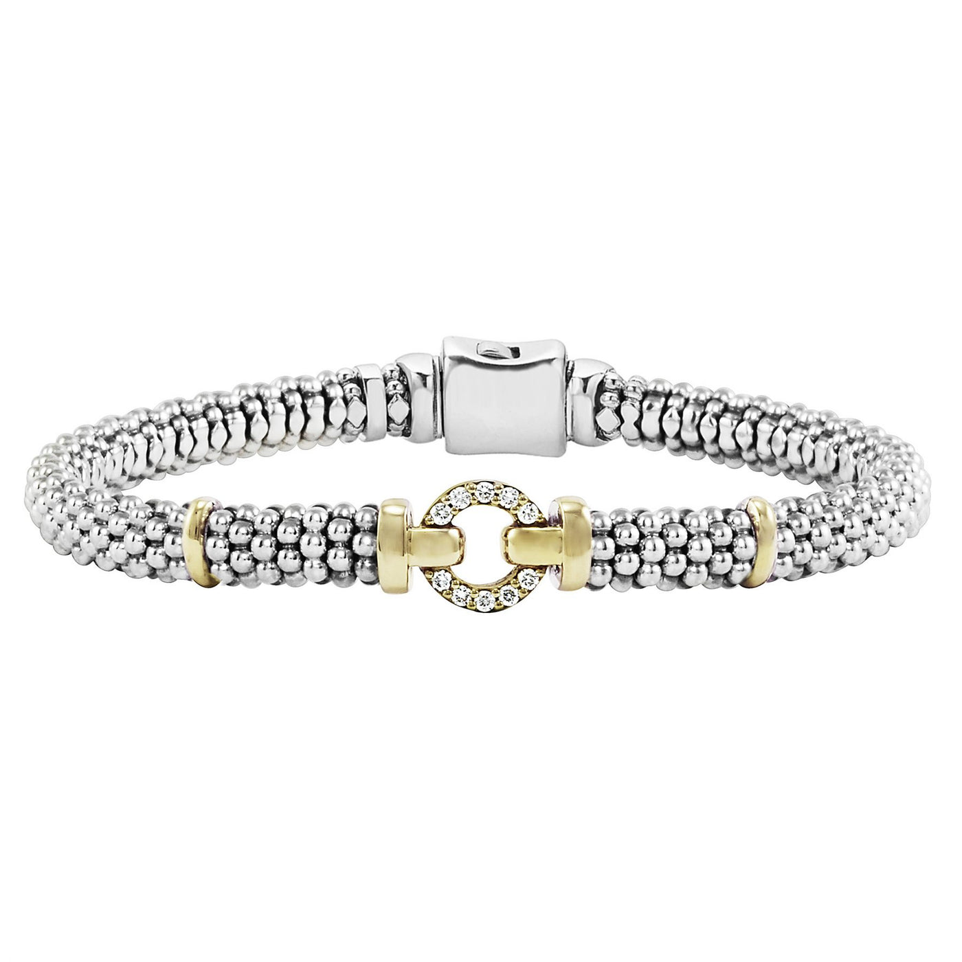 Enso Diamond Circle Bracelet