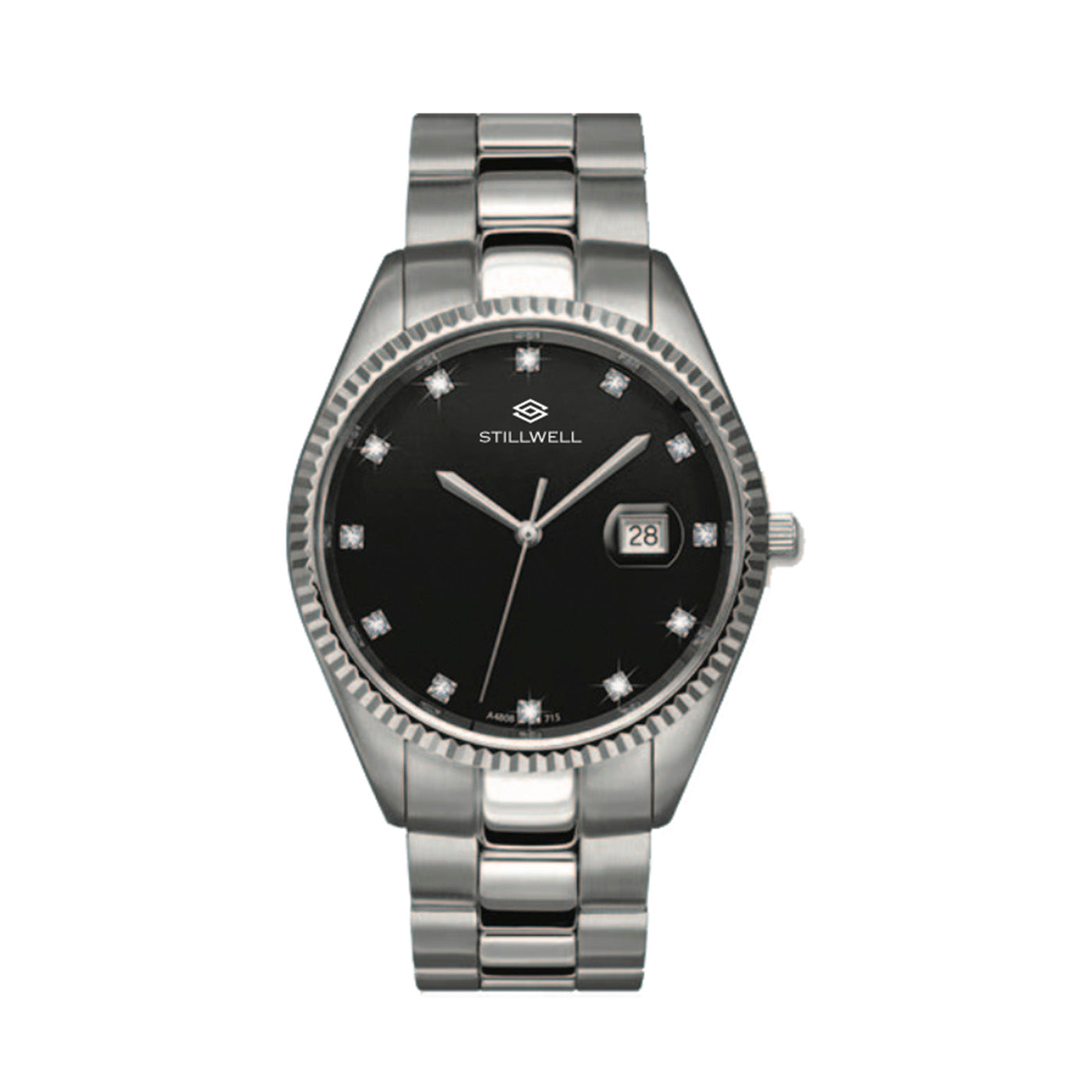 Stillwell Silver and Diamond Watch