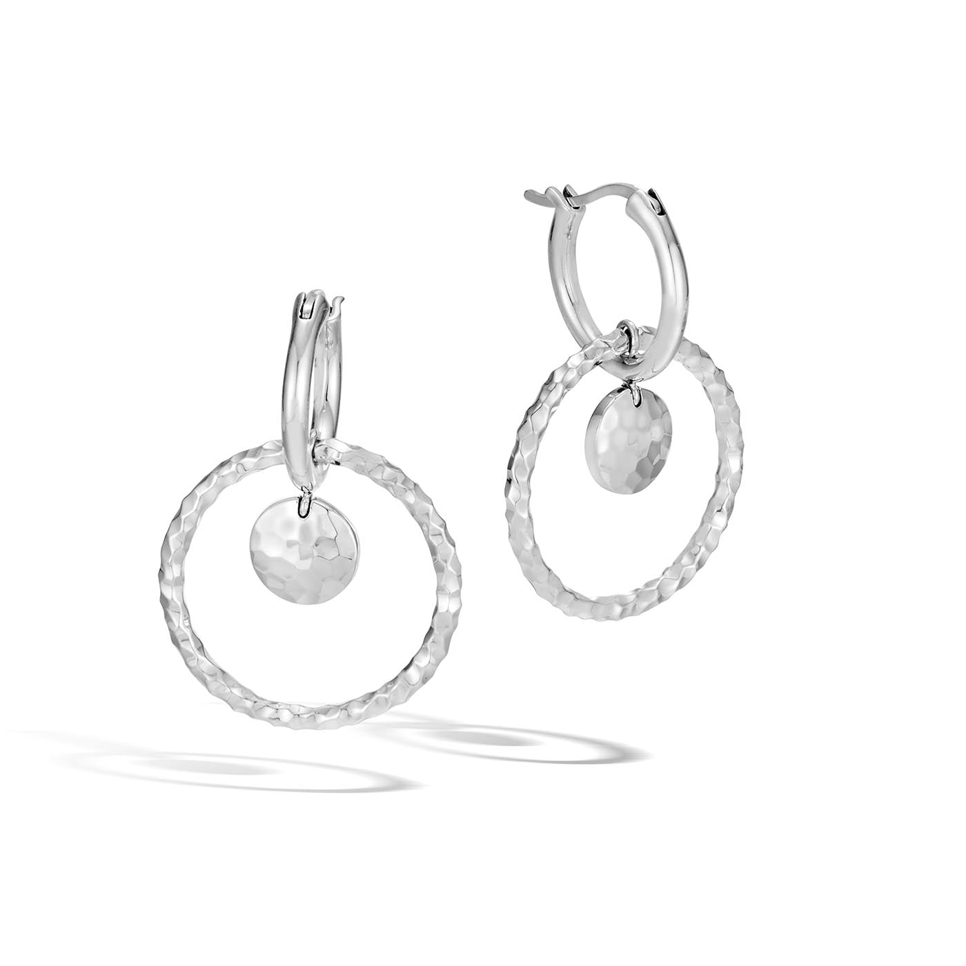 Sterling Silver Interlocking Earrings