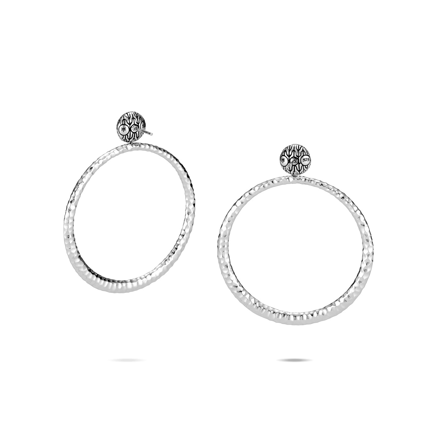 Sterling Silver Round Earrings