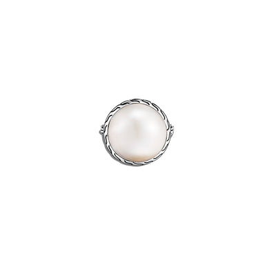 Classic Chain Pearl Ring