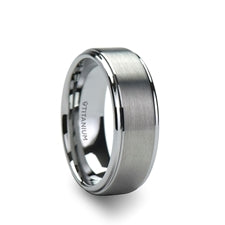 Titanium Mens Wedding Band