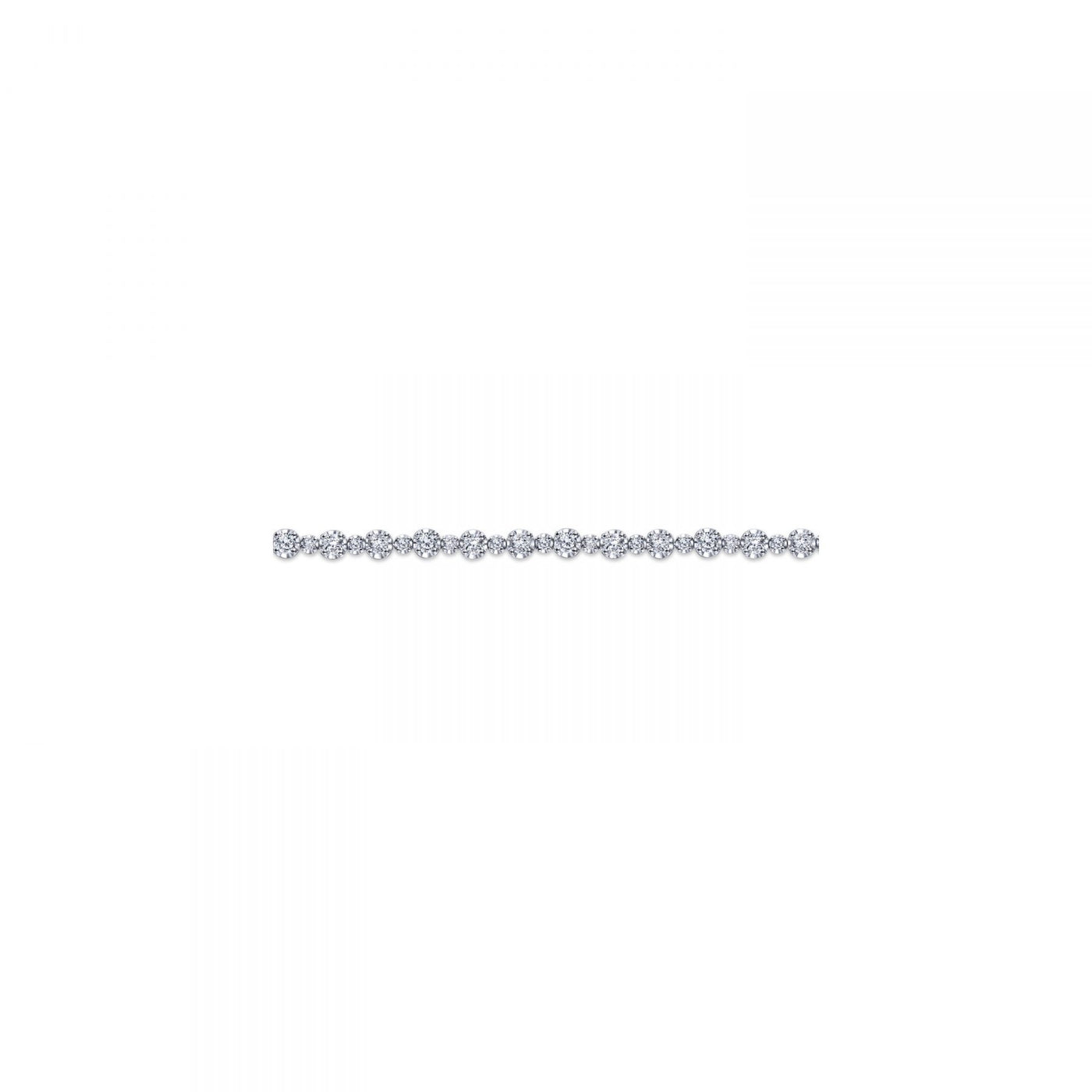 White Gold Diamond Inline Bracelet