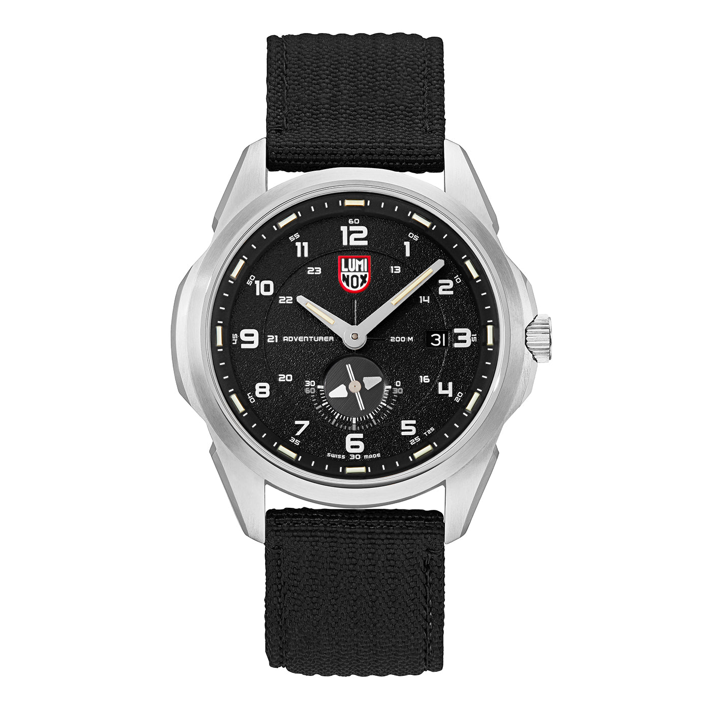 Mens Silver and Black Watch
