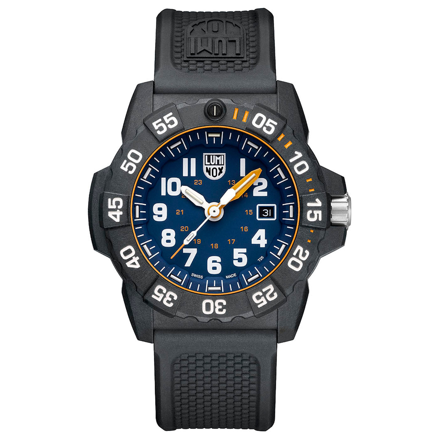 Mens Black and Blue Watch