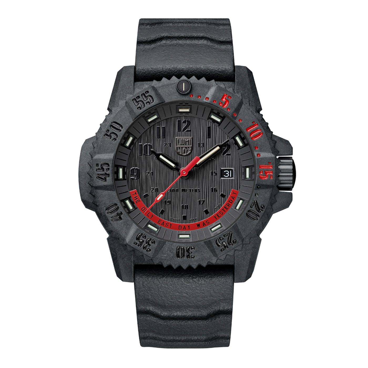 Mens Black Red and Grey Watch